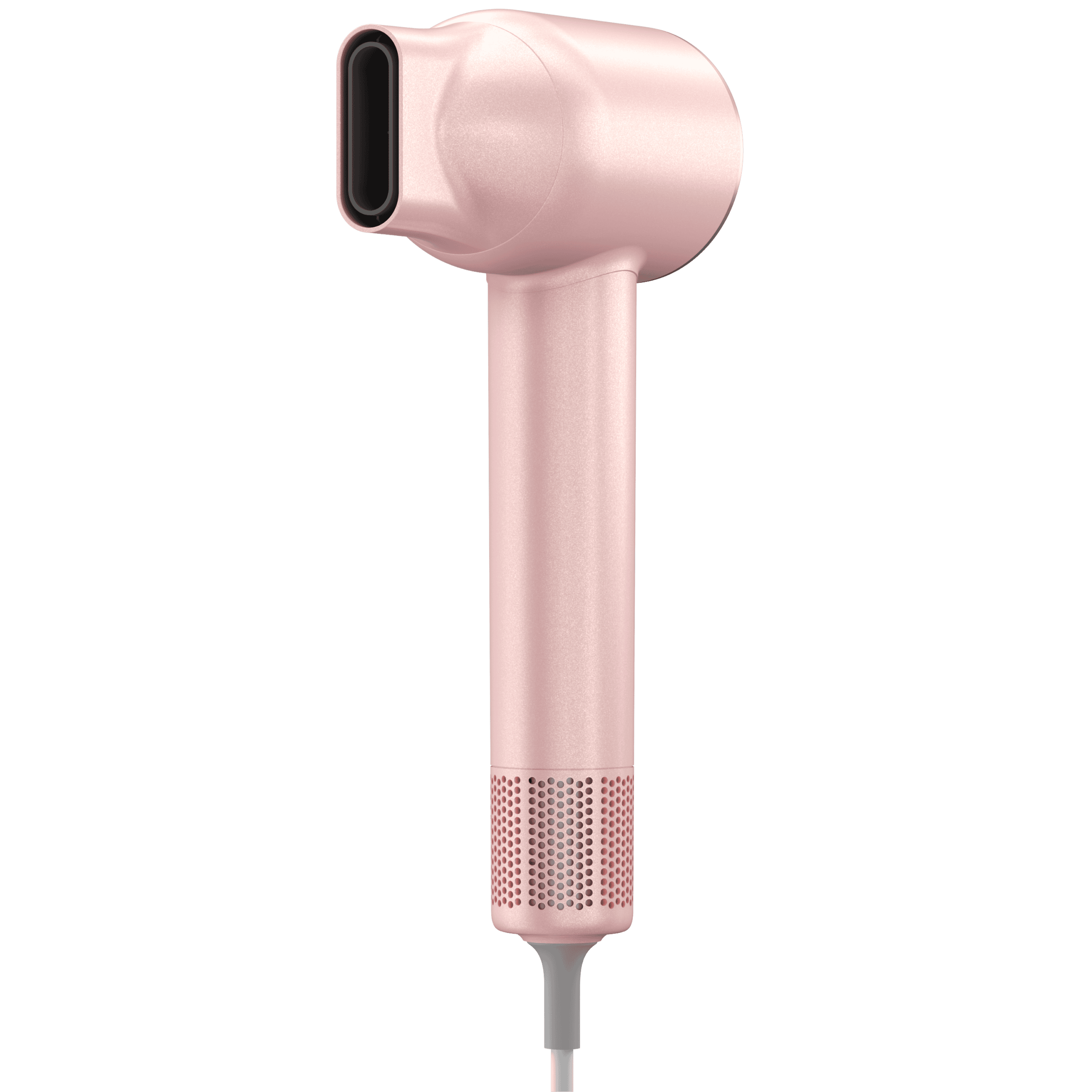 Pink My OHM Ultra+ hair dryer with five temperature modes for versatile styling.